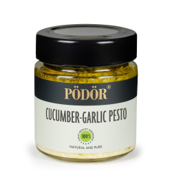 Cucumber-garlic pesto