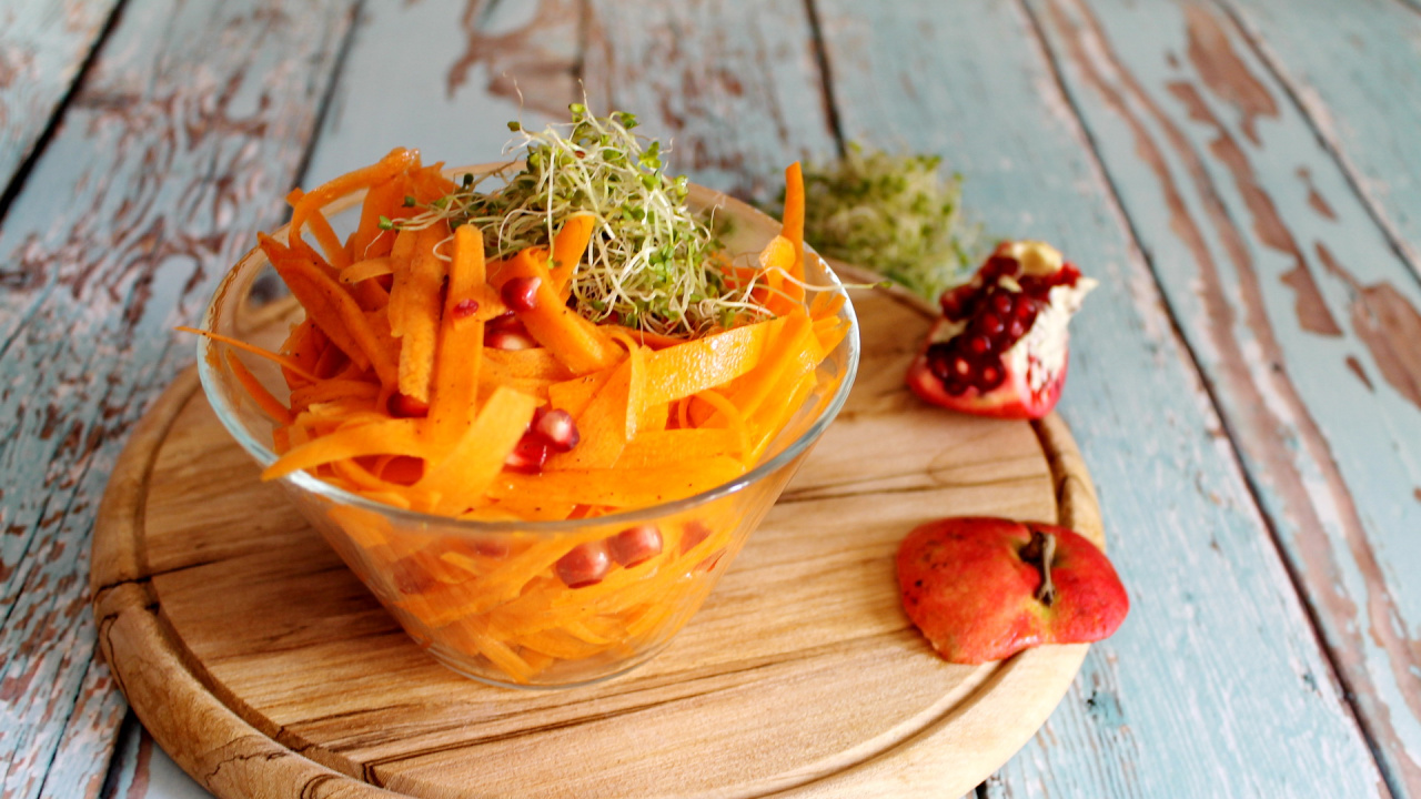 Vanilla carrot salad recipe