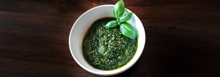 Luxurious home made pesto with Pödör argan and Pödör pine nut oil